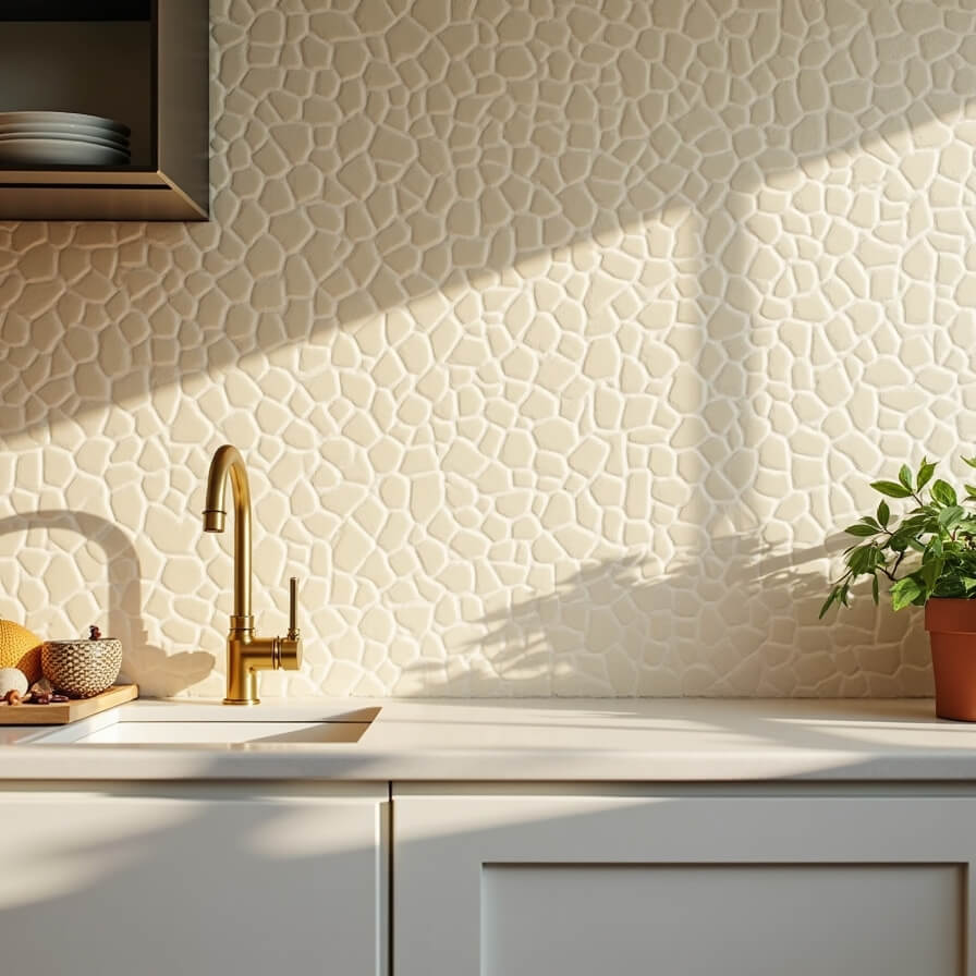 Zellige Moroccan Tile Farmhouse Backsplash